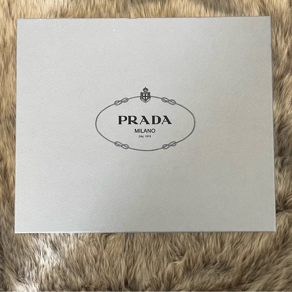 Prada Nappa Leather Platform Sandals Authentic Like New Size 37 1/2 US 7.5 - Picture 4 of 16